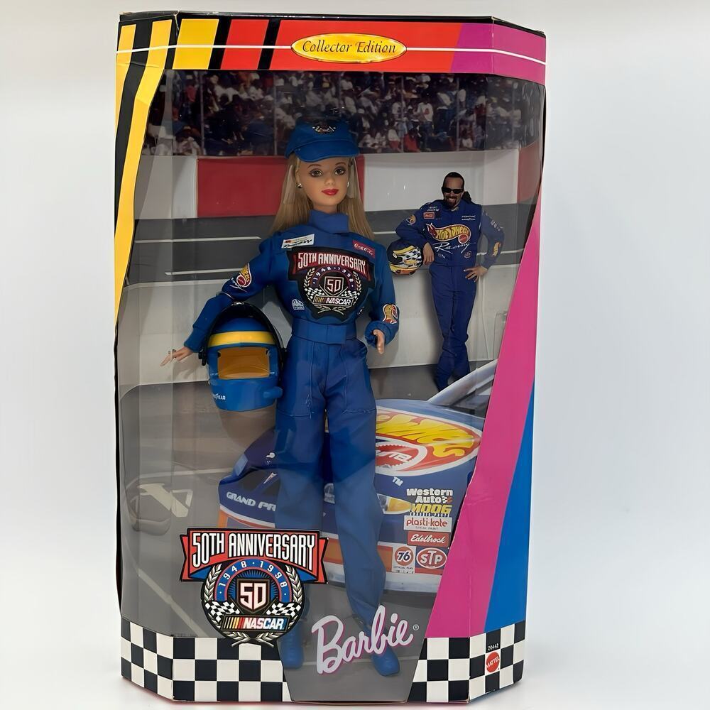Mattel Barbie NASCAR 50th Anniversary 1998 Collector Edition 20442 New In Box